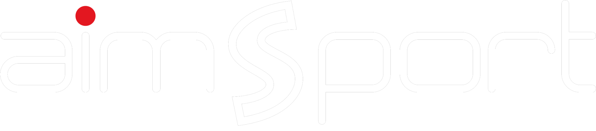 aimSport Sweden AB Vit Logotype